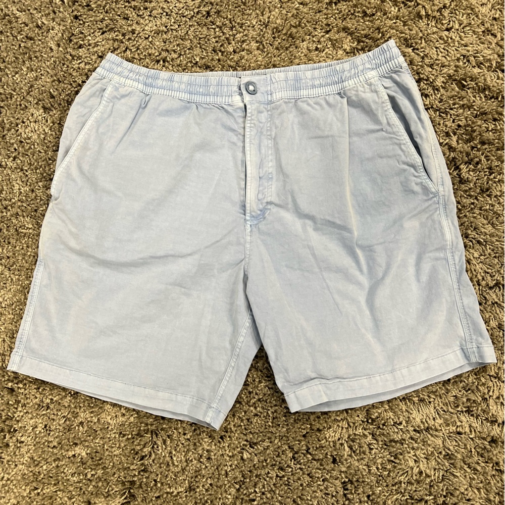 Flag & Anthem elastic stretch waist cotton shorts